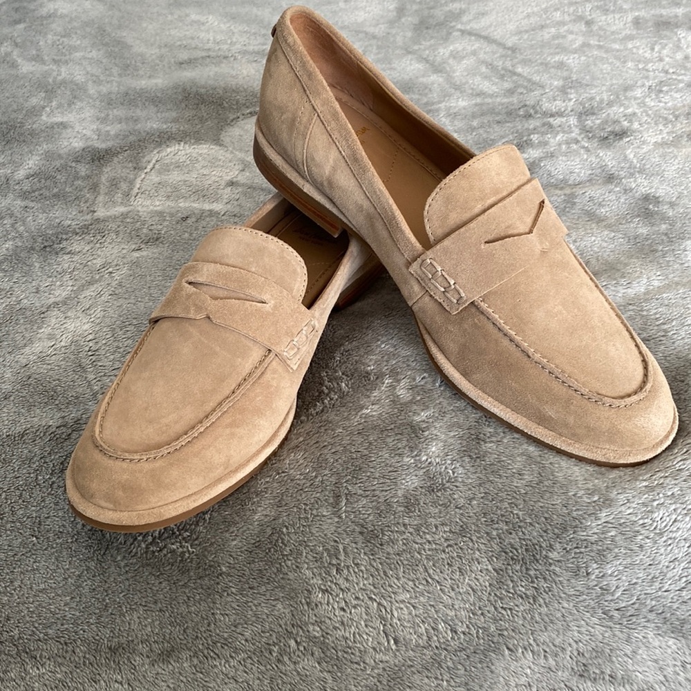 San Edelman Suede Slip-On Moccasins